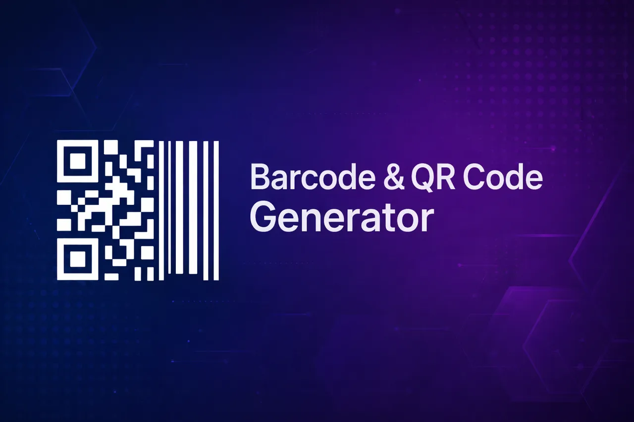 Barcode & QR Code Generator screenshot 1