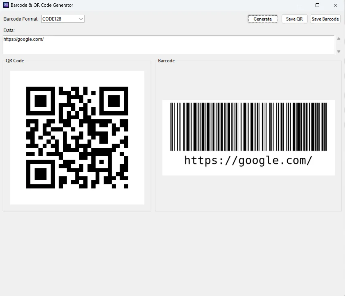 Barcode & QR Code Generator screenshot 2