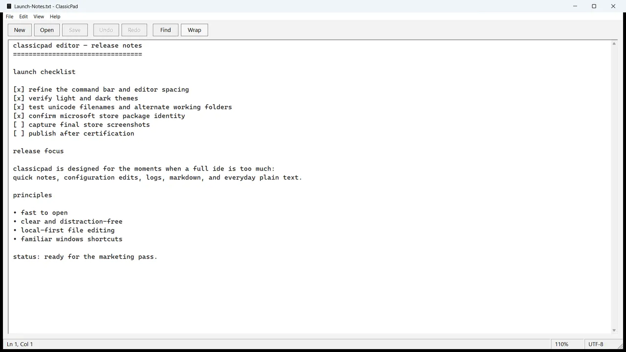 ClassicPad Editor screenshot 1