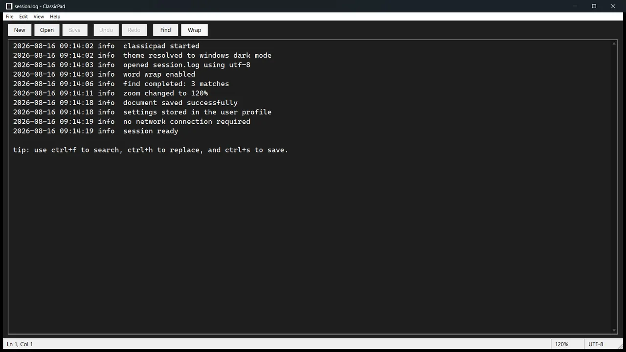 ClassicPad Editor screenshot 4
