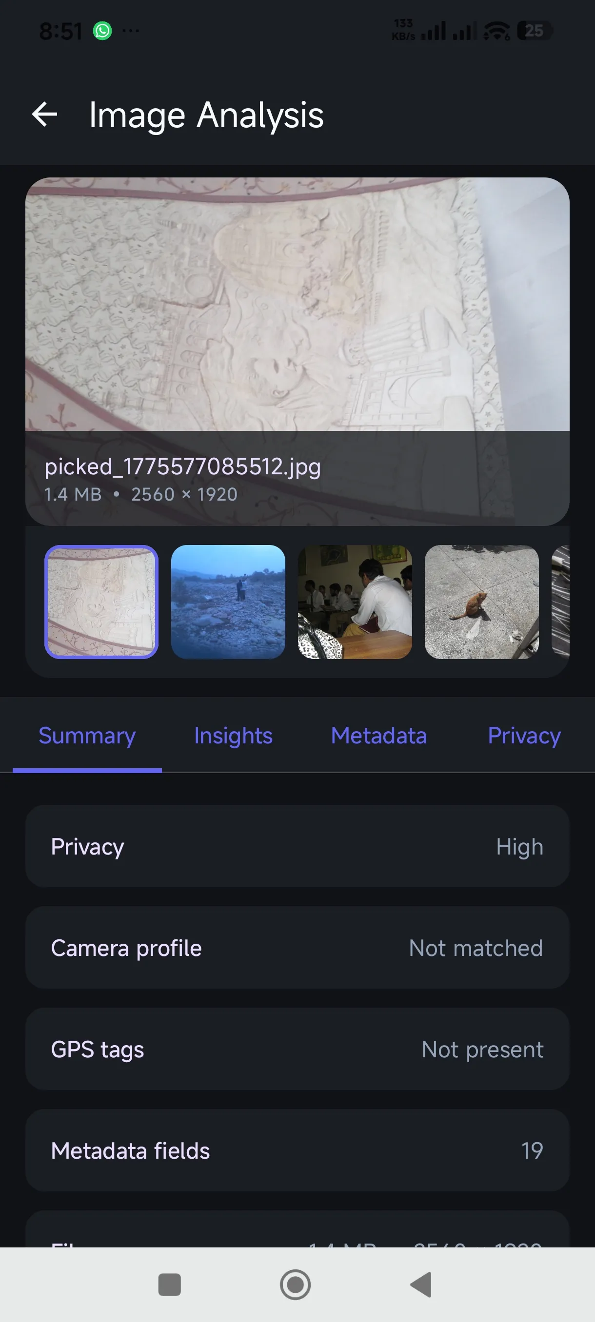 Image Inspector screenshot 7
