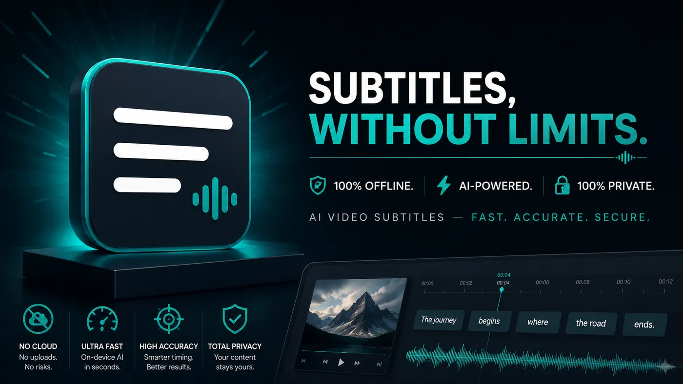 Subtitle Studio AI overview
