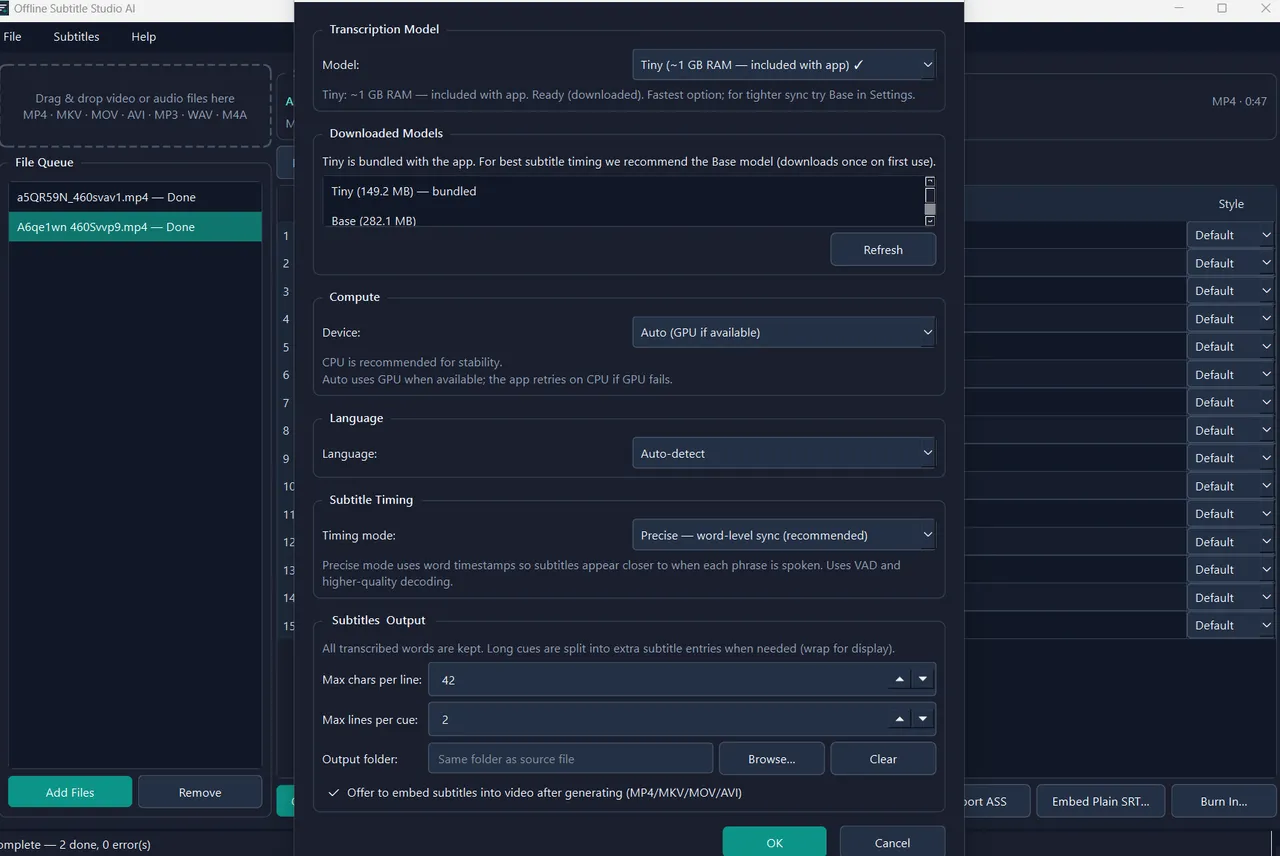 Subtitle Studio AI screenshot 4