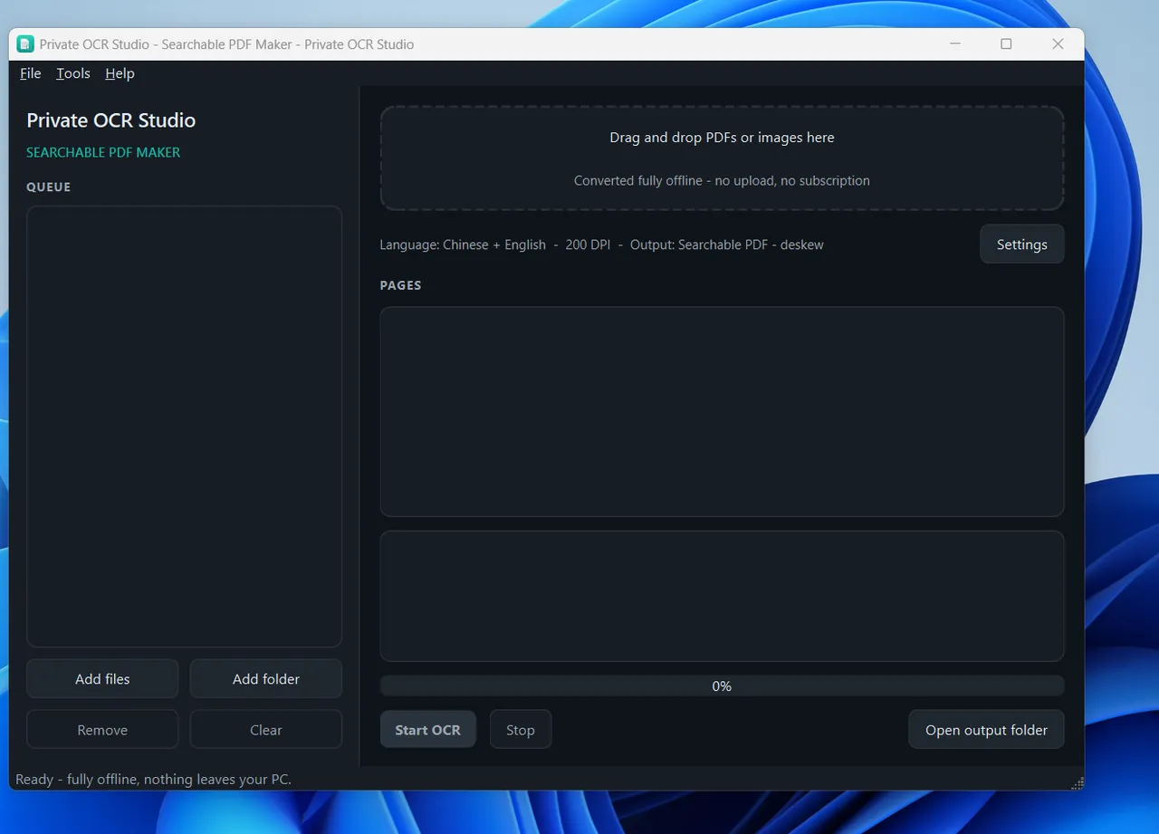 Private OCR Studio screenshot 1