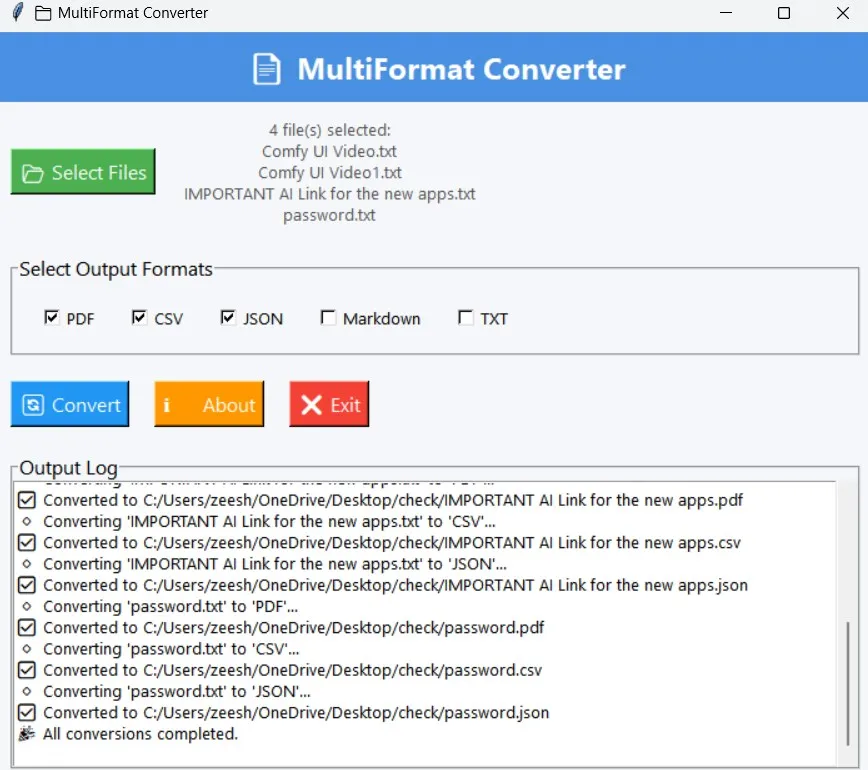 QuickConvert screenshot 3