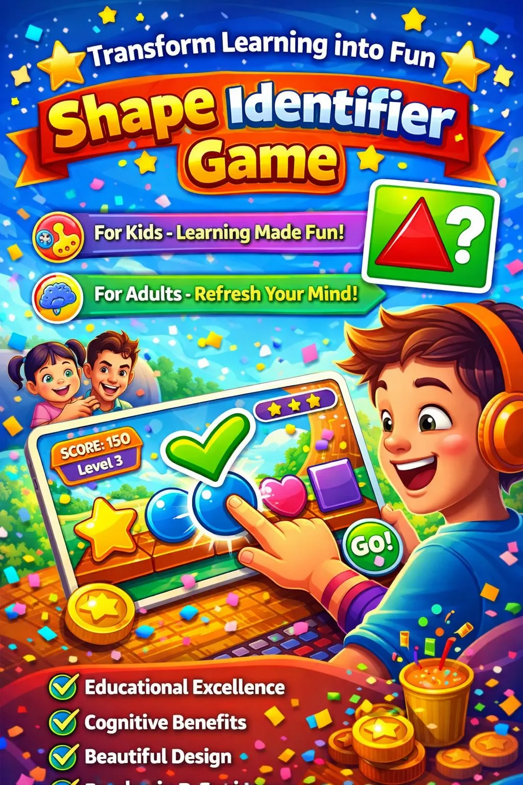 Shape Identifier for Kids screenshot 3