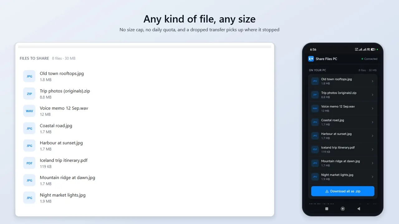 Share Files PC screenshot 3