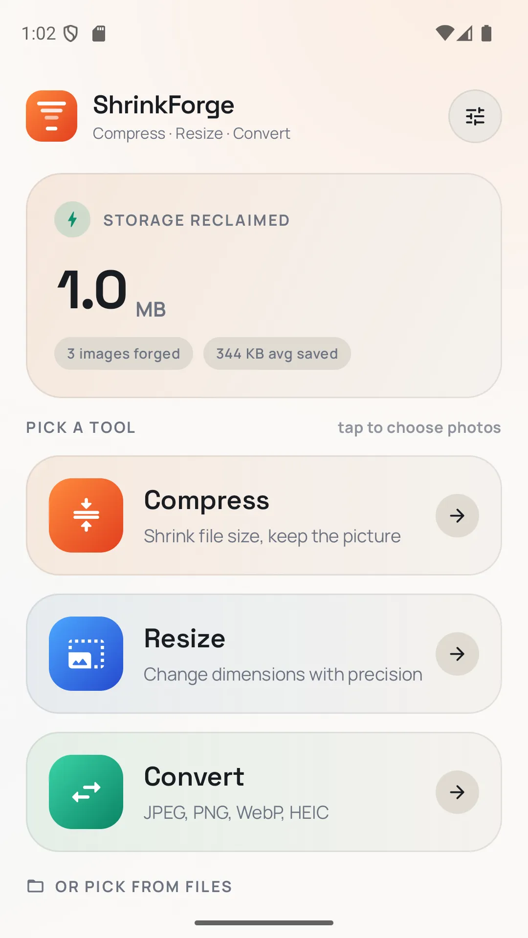 ShrinkForge screenshot 1