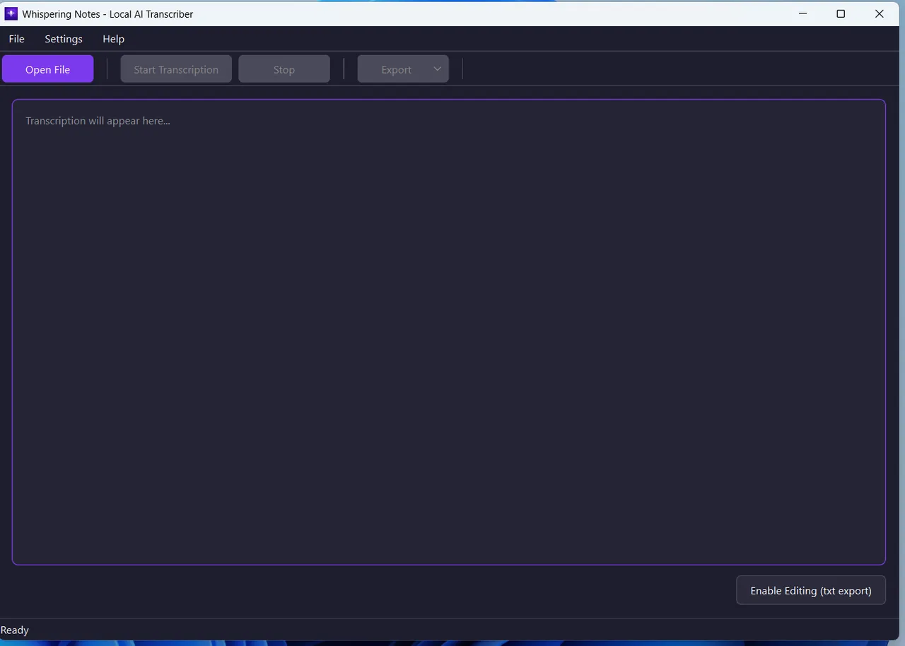 Whispering Notes AI screenshot 1