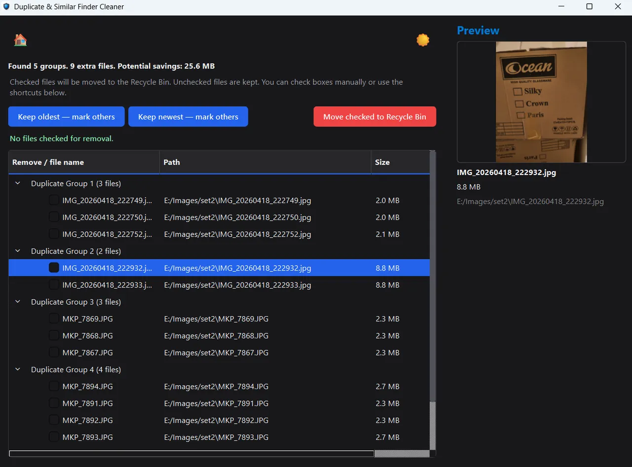 Duplicate File Finder & Photo Cleaner screenshot 4