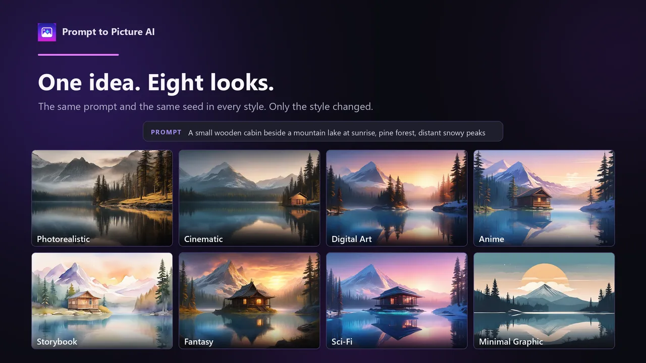 Prompt to Picture AI screenshot 2